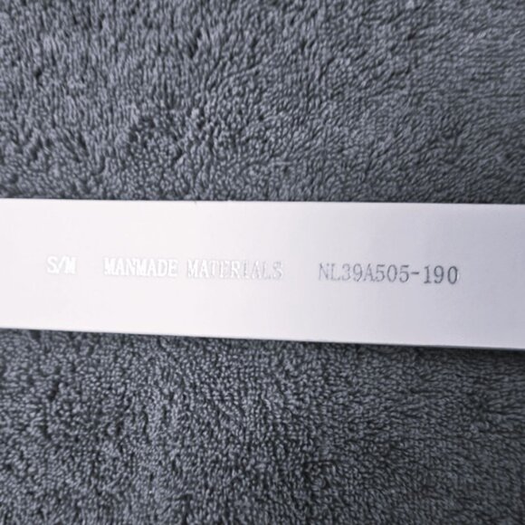 Women's NWT Faux Leather Belt No Boundaries White w/Metal Stud Stars Sm/Med T2 - Picture 4 of 5